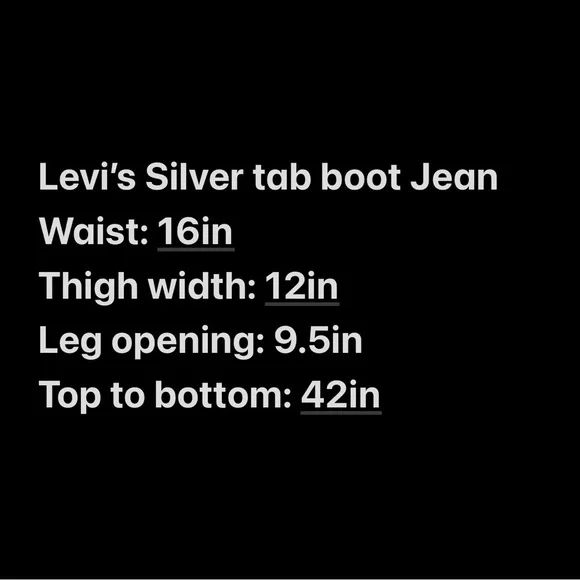 Levi’s silvertab boot jean - Picture 5 of 5